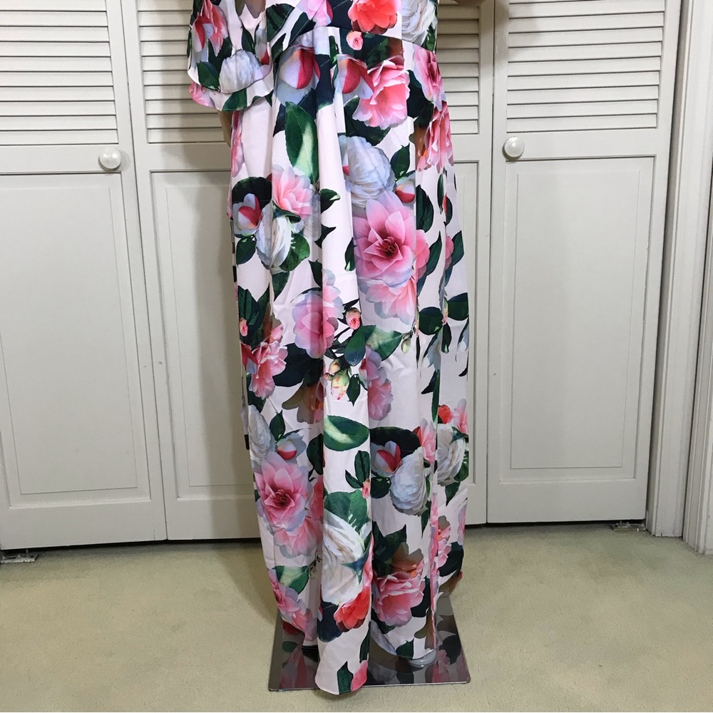 NWT CITY CHIC Garden Maxi Dress Pink Size 18 - Picture 10 of 16